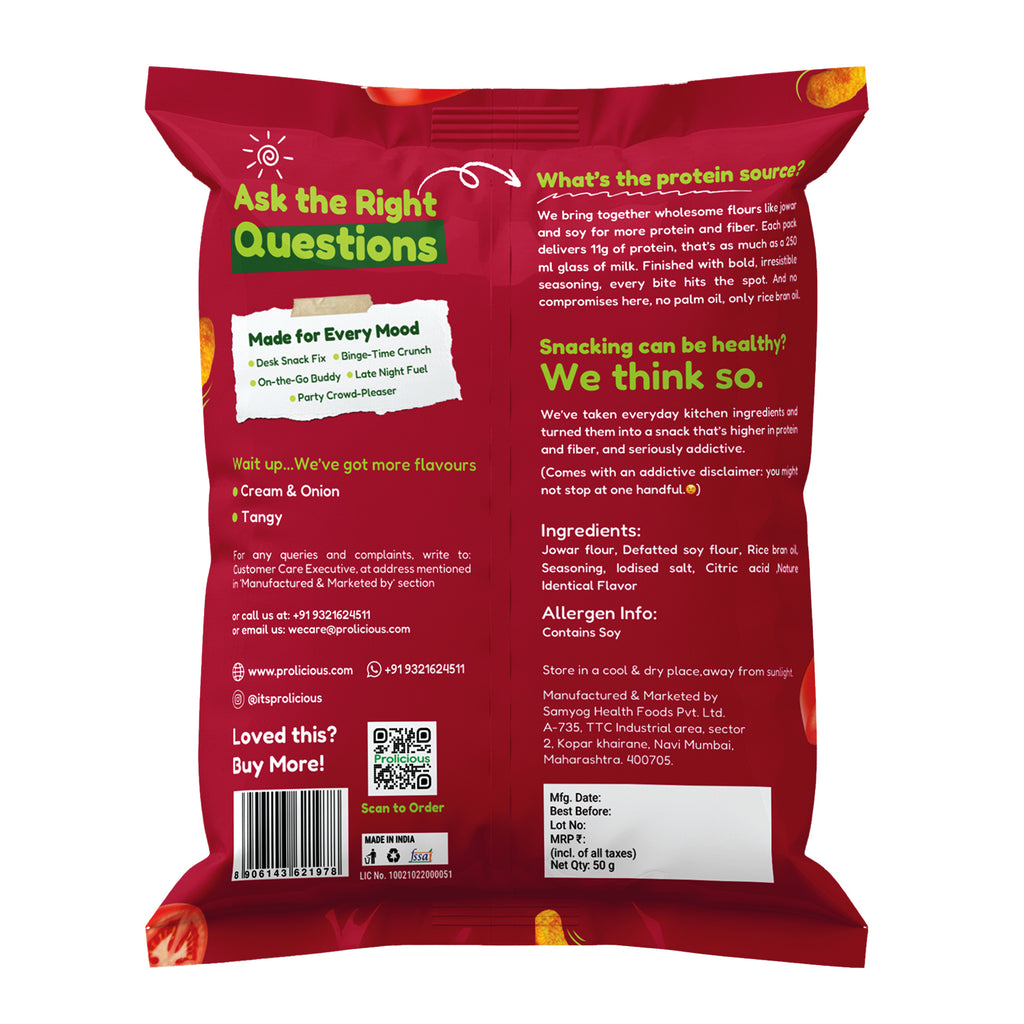 Tangy Protein Puffs