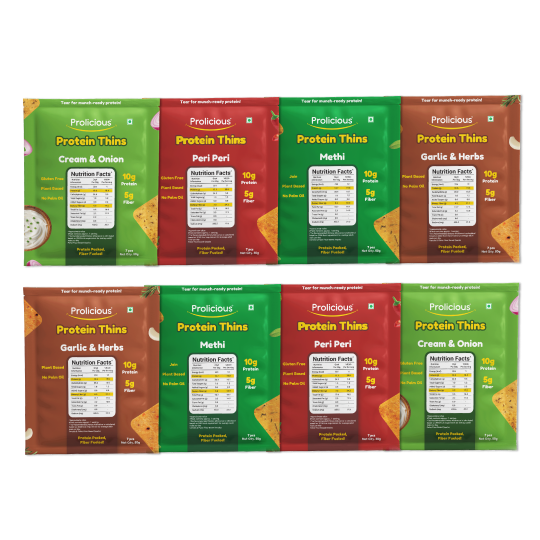 Bestseller Protein Thins Combo | Pack of 8