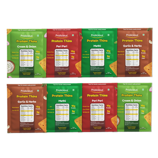 Bestseller Protein Thins Combo | Pack of 8