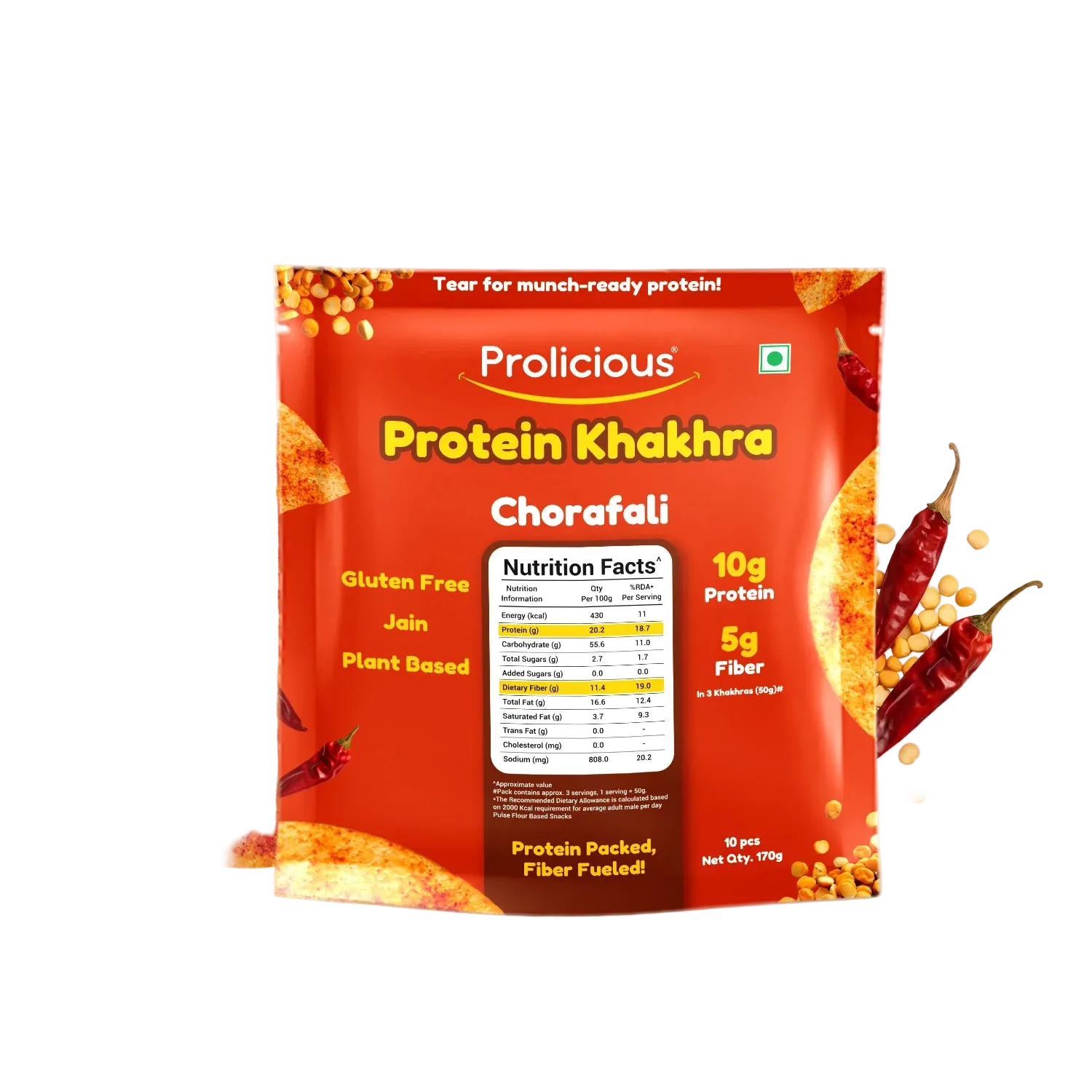 Gluten Free Chorafali Khakhra