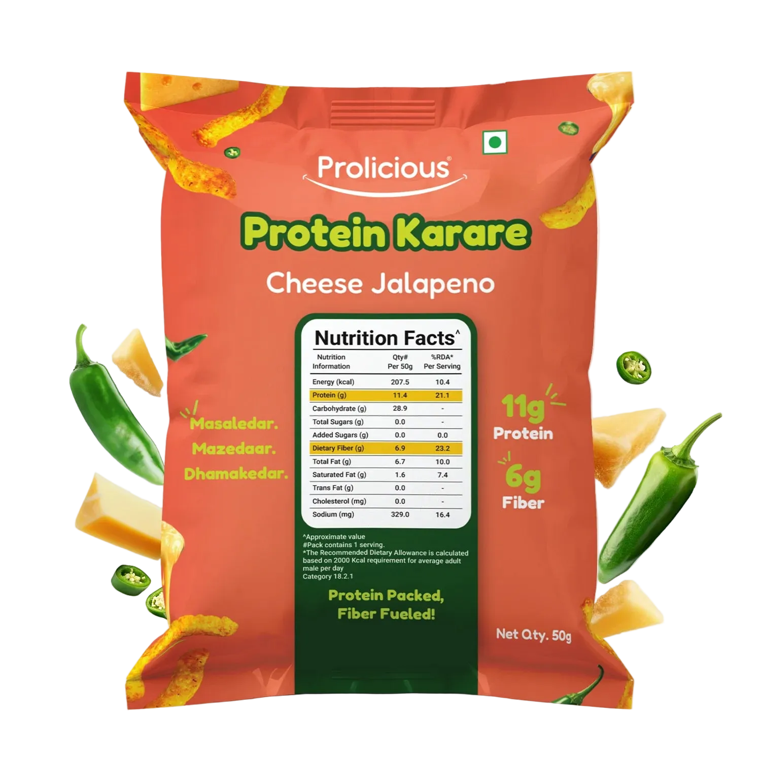 Cheese Jalapeno Protein Karare