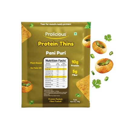 Pani Puri Protein Thins