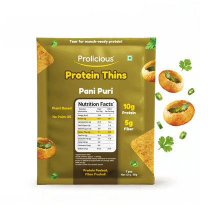 Pani Puri Protein Thins