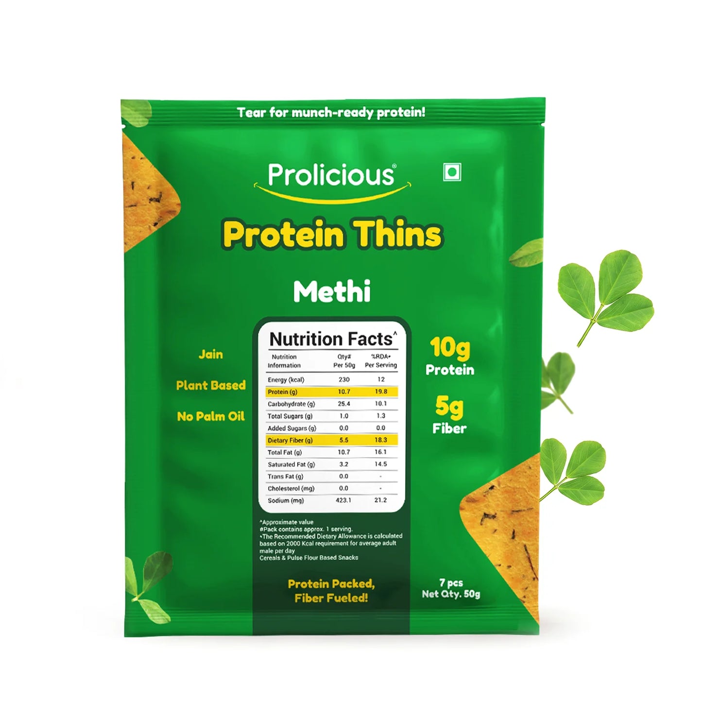 Methi Protein Thins