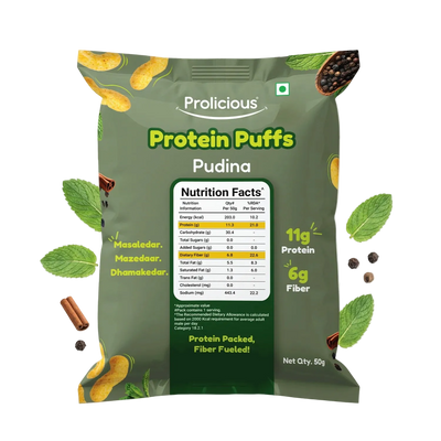 Pudina Protein Puffs