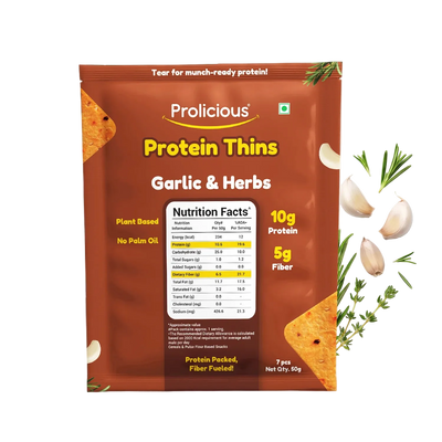 Garlic & Herbs Protein Thins