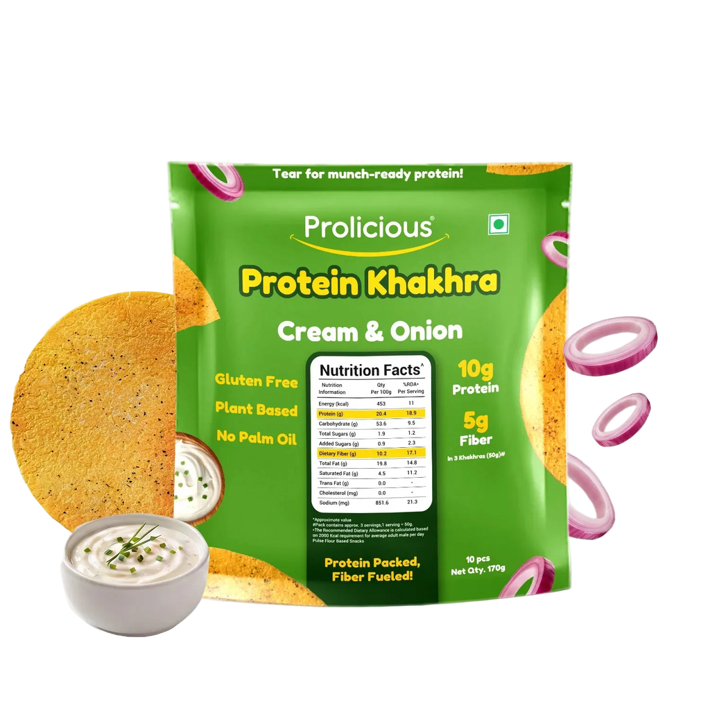 Gluten Free Cream & Onion Khakhra