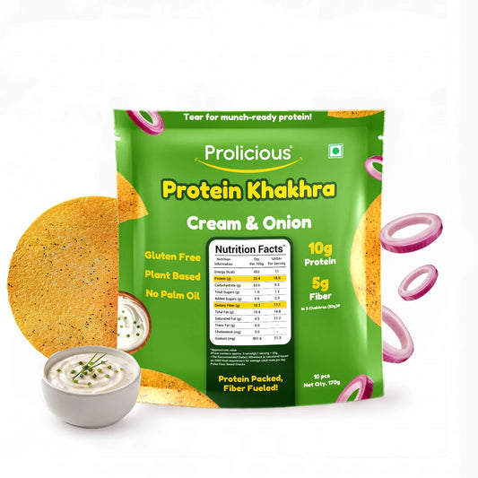 Gluten Free Cream & Onion Khakhra