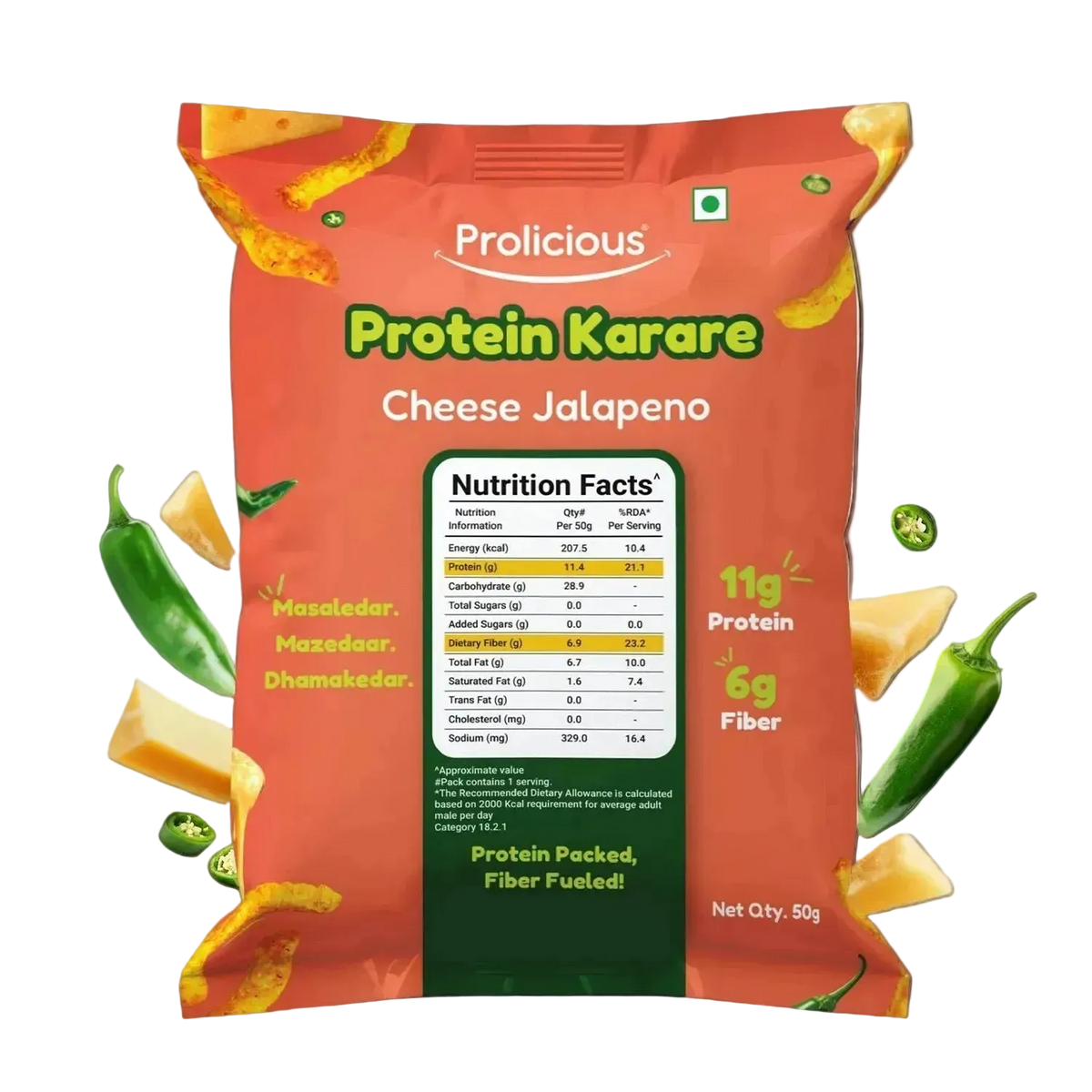 Cheese Jalapeno Protein Karare