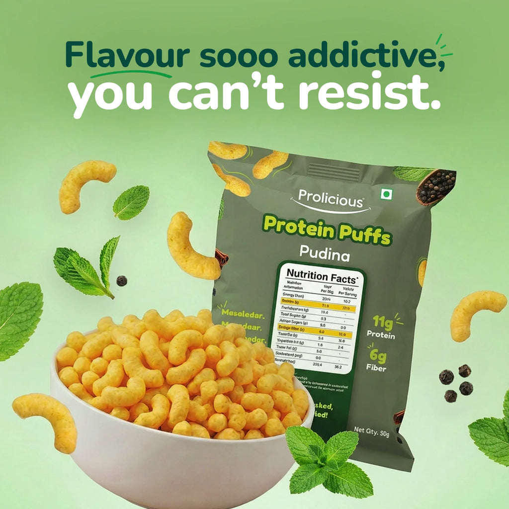 Pudina Protein Puffs