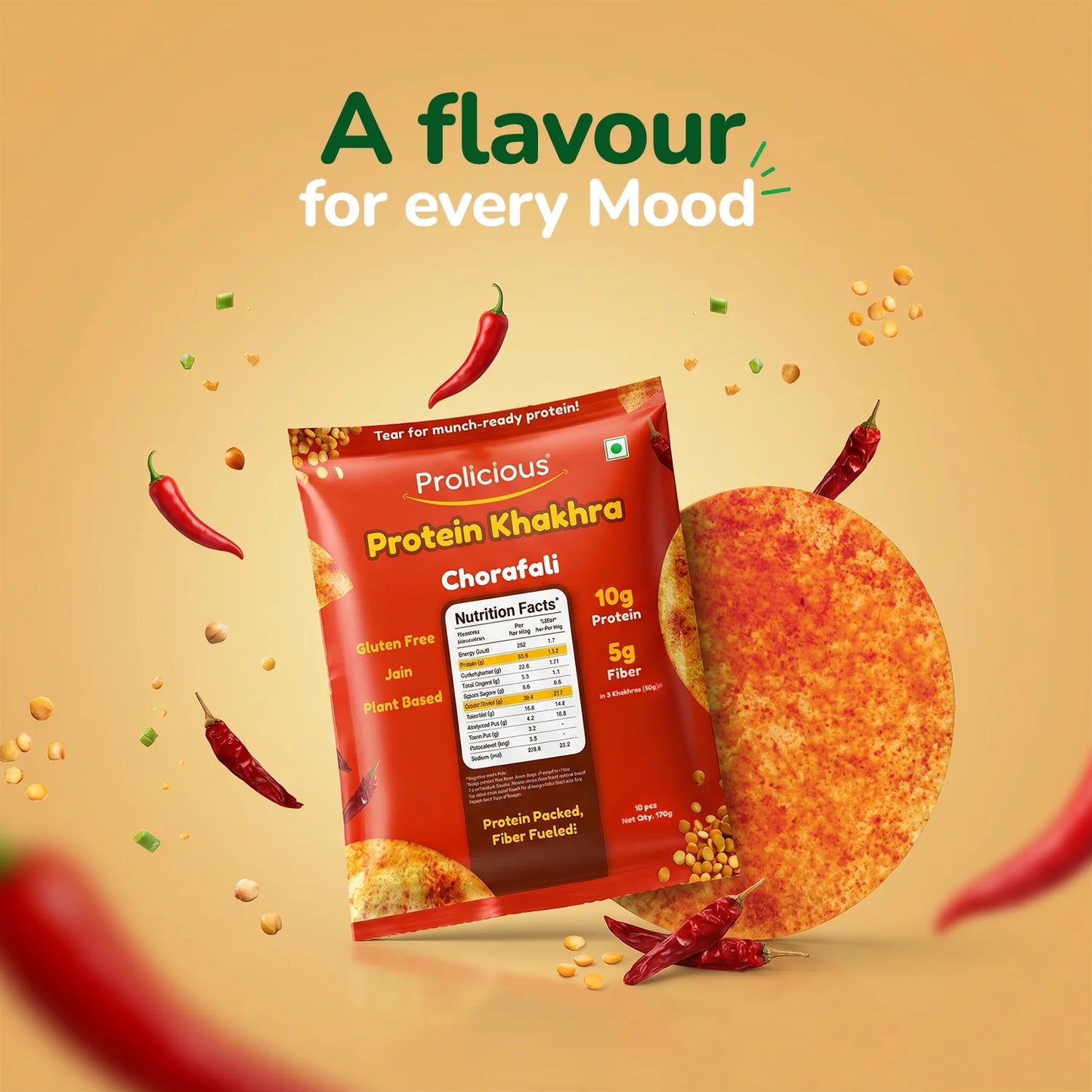 Gluten Free Chorafali Khakhra