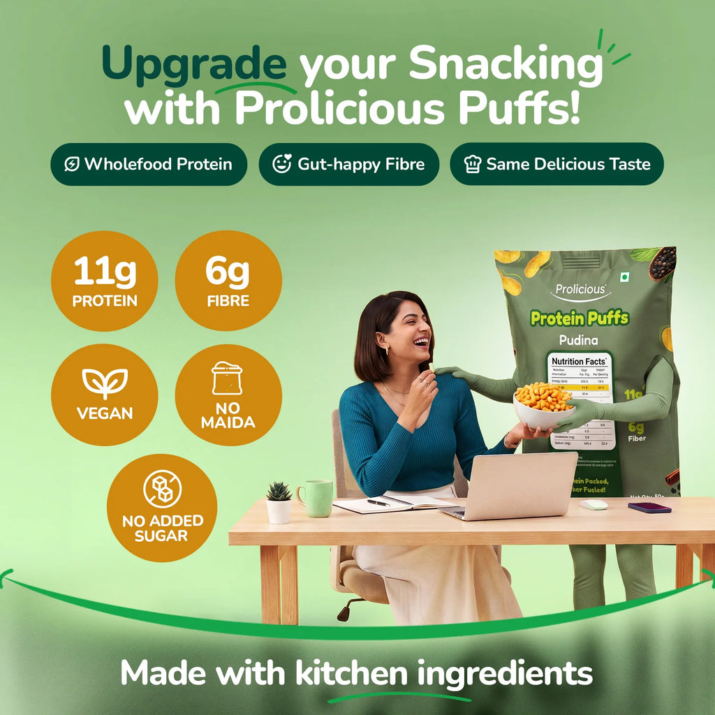 Pudina Protein Puffs