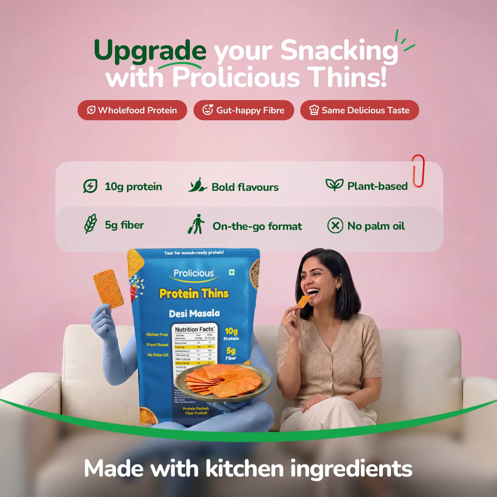 Desi Masala Protein Thins | 10g Natural Protein | Jain