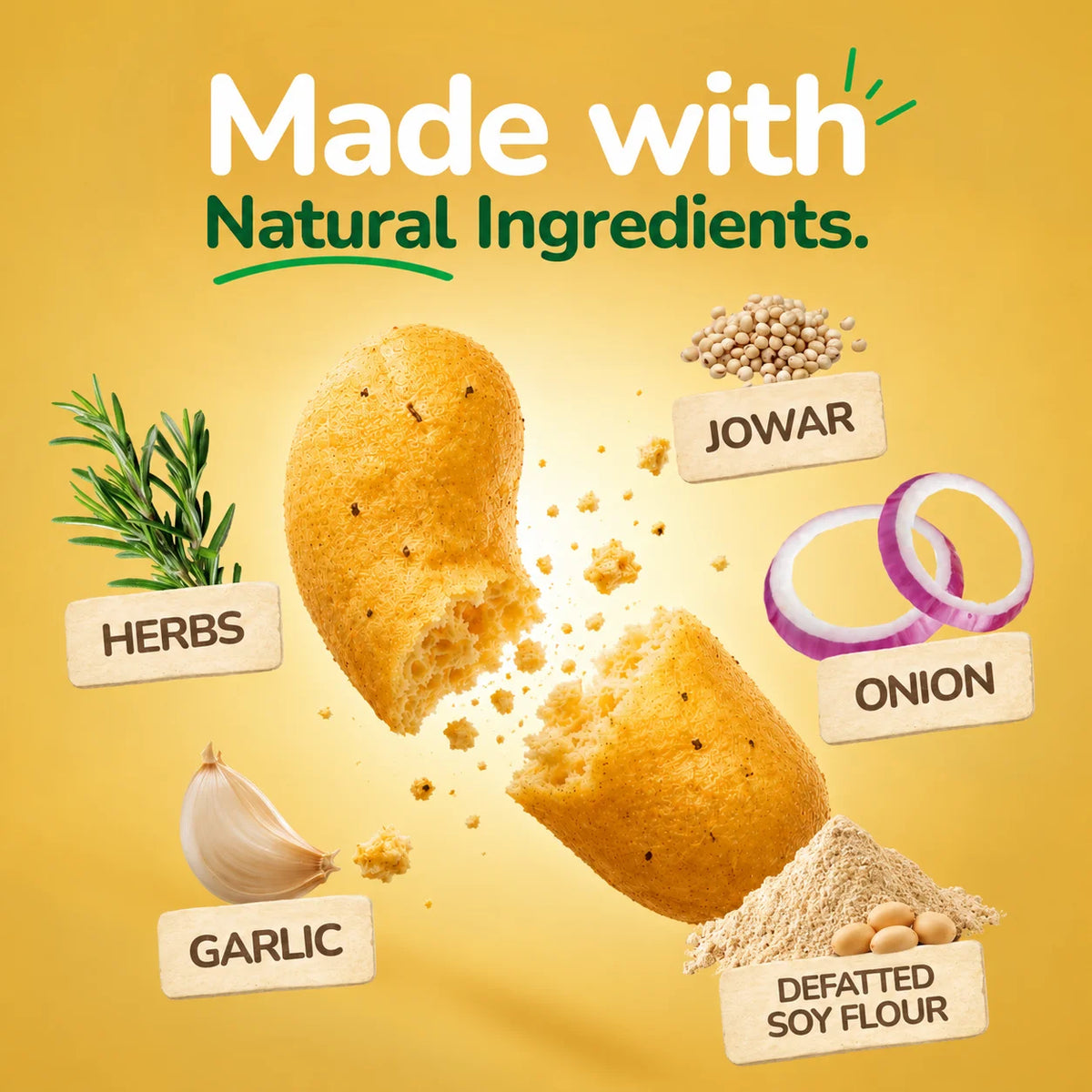 Cream & Onion Protein Puffs