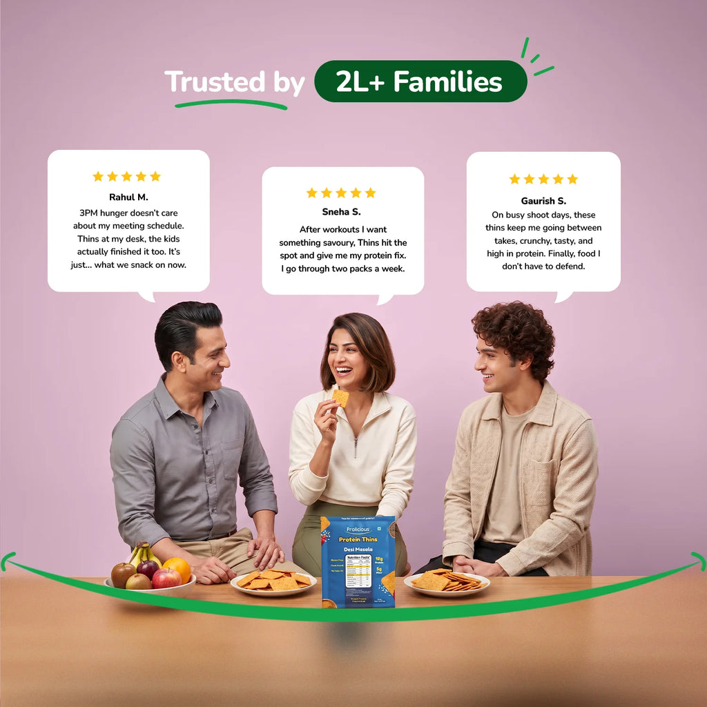 Desi Masala Protein Thins | 10g Natural Protein | Jain