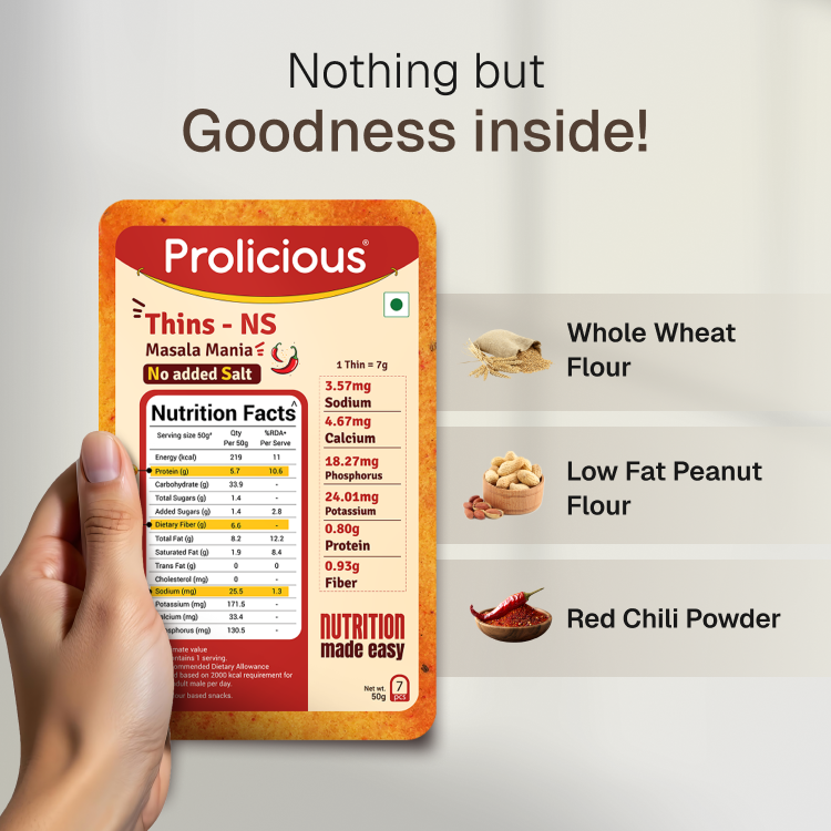 Masala Mania Thins | No Added Salt | Jain