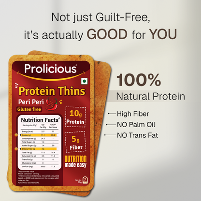 Peri Peri Protein Thins | 10g Natural Protein | Gluten Free