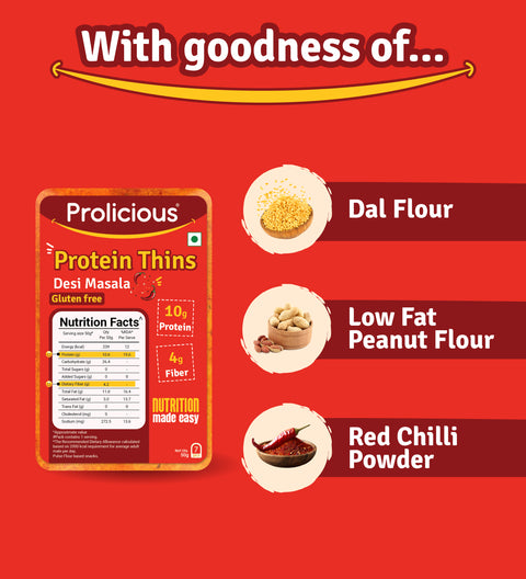 Desi Masala Protein Thins | 50g