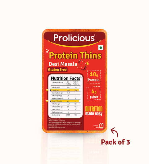 Desi Masala Protein Thins | 50g