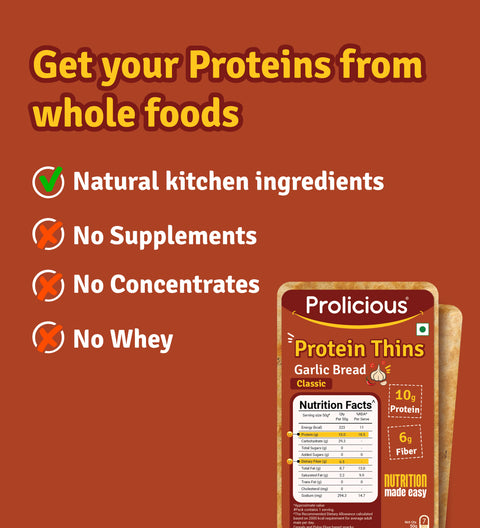 Get your protein from whole foods; natural kitchen ingredients. No supplements, no concentrates, no whey 