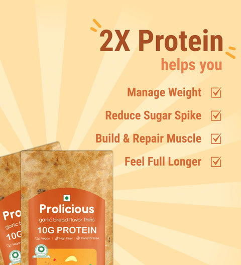 Garlic Bread Protein Thins | 50g