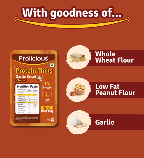 Garlic Bread Protein Thins | 50g