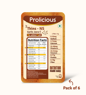Garlic Jeera Thins | No Added Salt