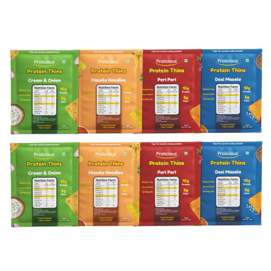 Ultimate Gluten Free Protein Thins Combo | Pack of 8