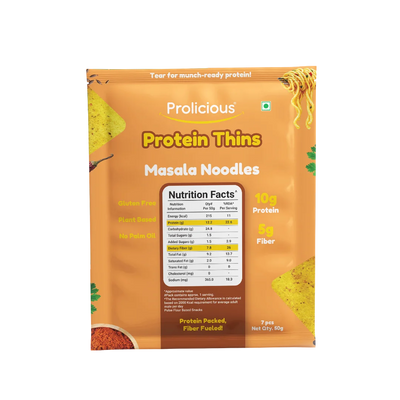 Gluten Free Masala Noodles Protein Thins