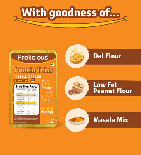 Masala Noodles Protein Thins | 50g