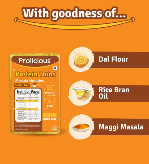 🎁Masala Noodles Protein Thins | Single Pack