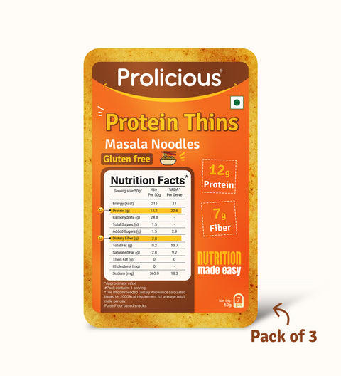 Masala Noodles Protein Thins | 50g