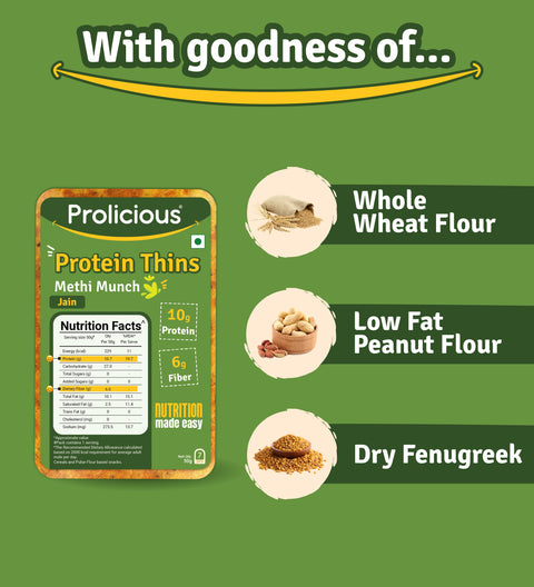 Methi Munch Protein Thins | 50g