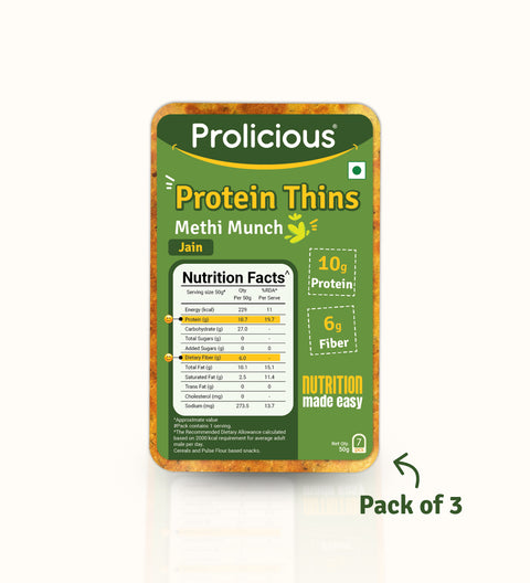 Methi Munch Protein Thins | 50g