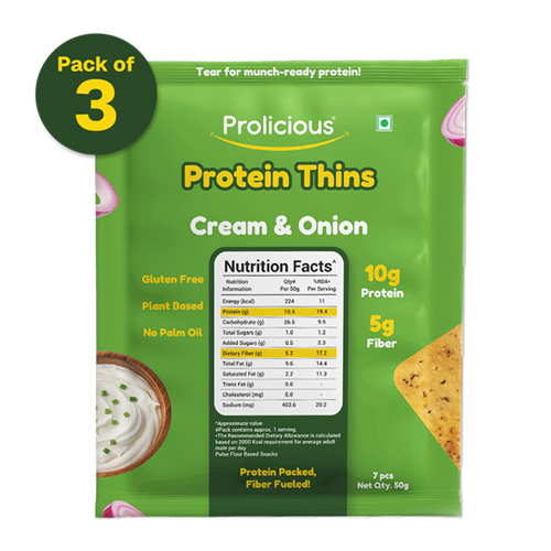 Gluten Free Cream & Onion Protein Thins