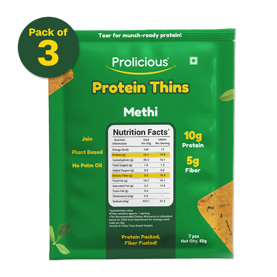 Methi Protein Thins
