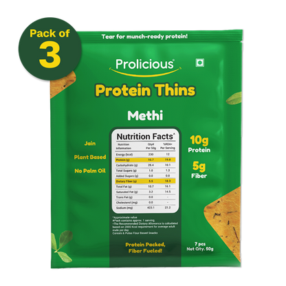 Methi Protein Thins
