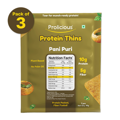 Pani Puri Protein Thins