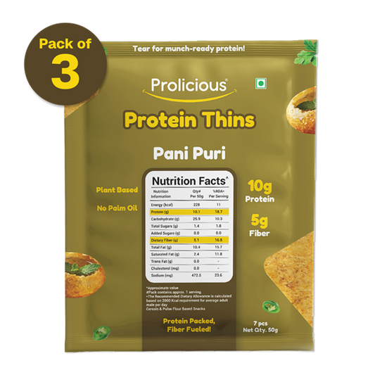 Pani Puri Protein Thins