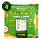 Gluten Free Cream & Onion Khakhra