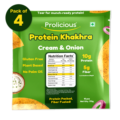 Gluten Free Cream & Onion Khakhra