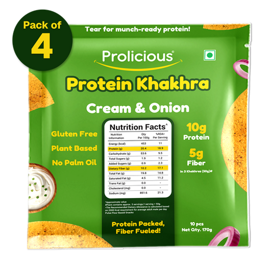 Gluten Free Cream & Onion Khakhra