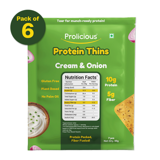 Gluten Free Cream & Onion Protein Thins