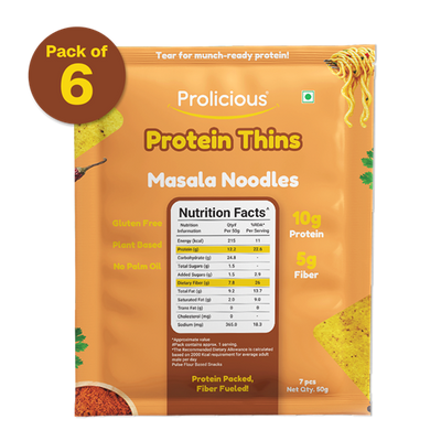 Gluten Free Masala Noodles Protein Thins