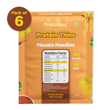 Gluten Free Masala Noodles Protein Thins