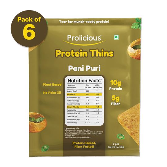 Pani Puri Protein Thins