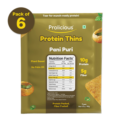 Pani Puri Protein Thins