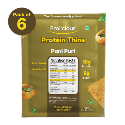 Pani Puri Protein Thins