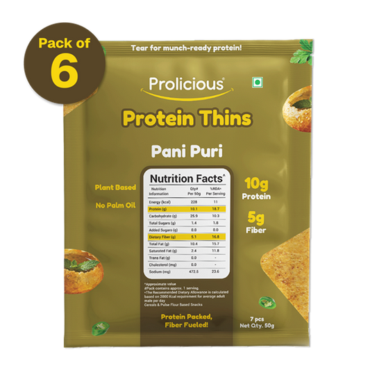 Pani Puri Protein Thins