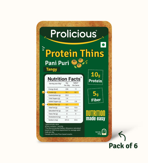 Pani Puri Protein Thins | 50g